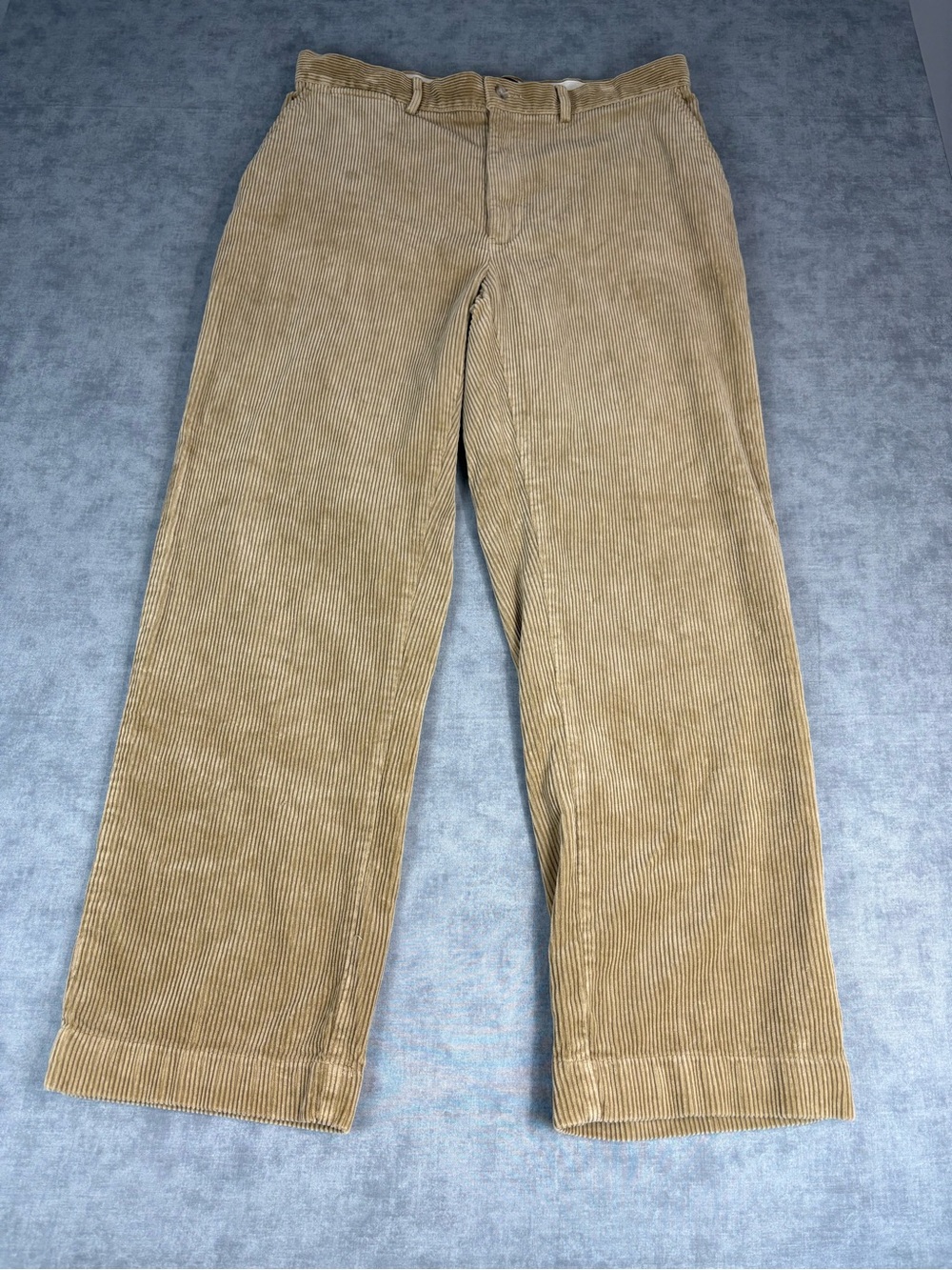 Polo Ralph Lauren Corduroy Pants Mens 35x30 Tan Brown Classic Fit Cotton